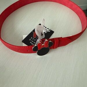 Disney Minnie, mouse red belt size medium new with tags